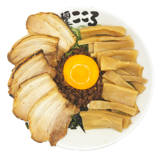 肉メンまみれハーフ&ハーフ